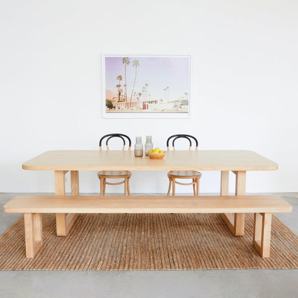 NOVA Rectangle Timber Dining Table | Solid Oak by Totem Road