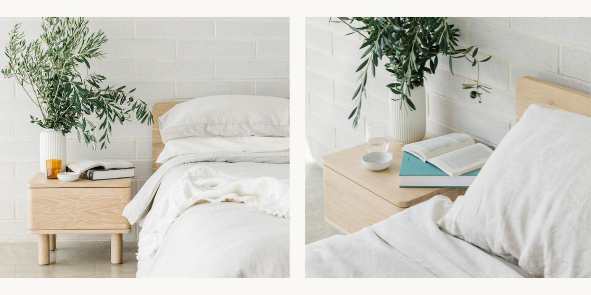 A bedroom that allows you to press pause and unwind