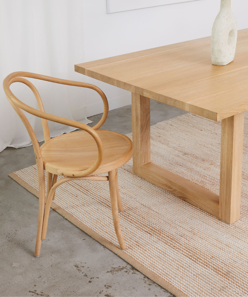 Simple, utilitarian furniture