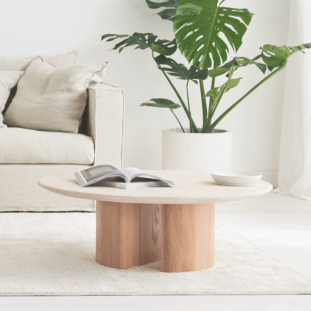 ARLO Travertine Coffee Table