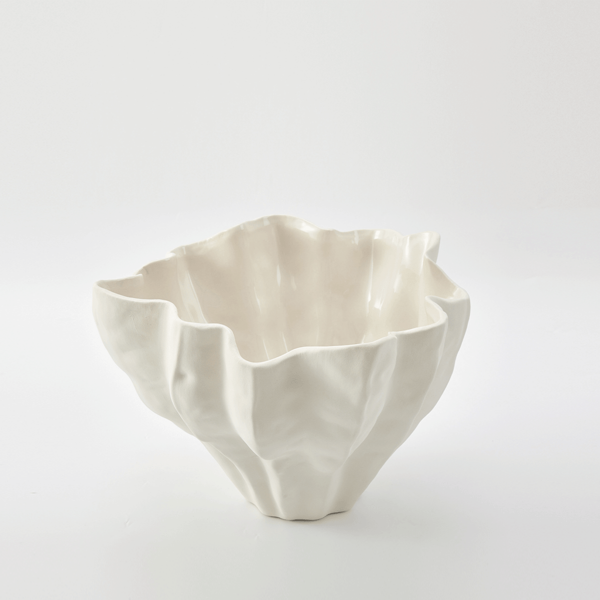 The Foundry Flute Bowl Ivory | Totem Road Online