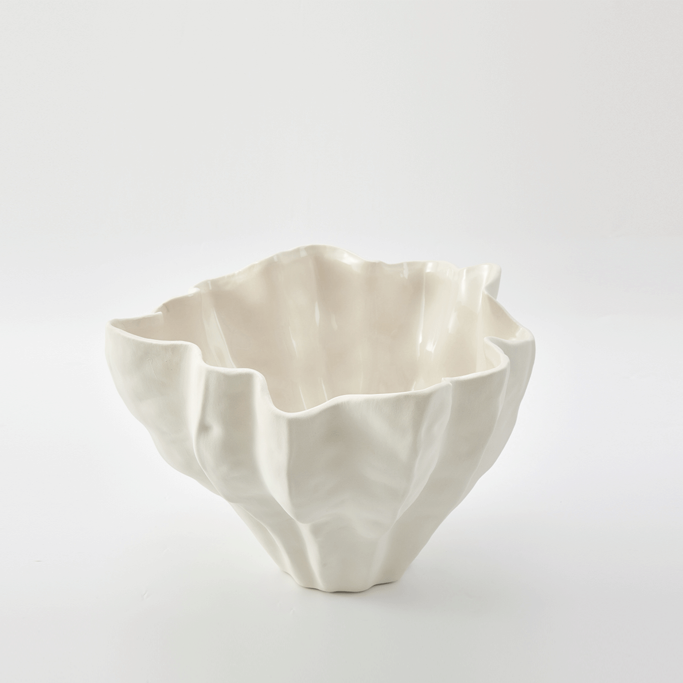 The Foundry Flute Bowl Ivory | Totem Road Online