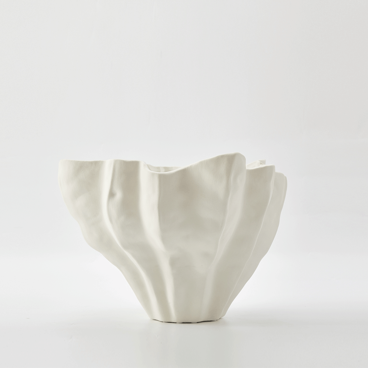 The Foundry Flute Bowl Ivory | Totem Road Online