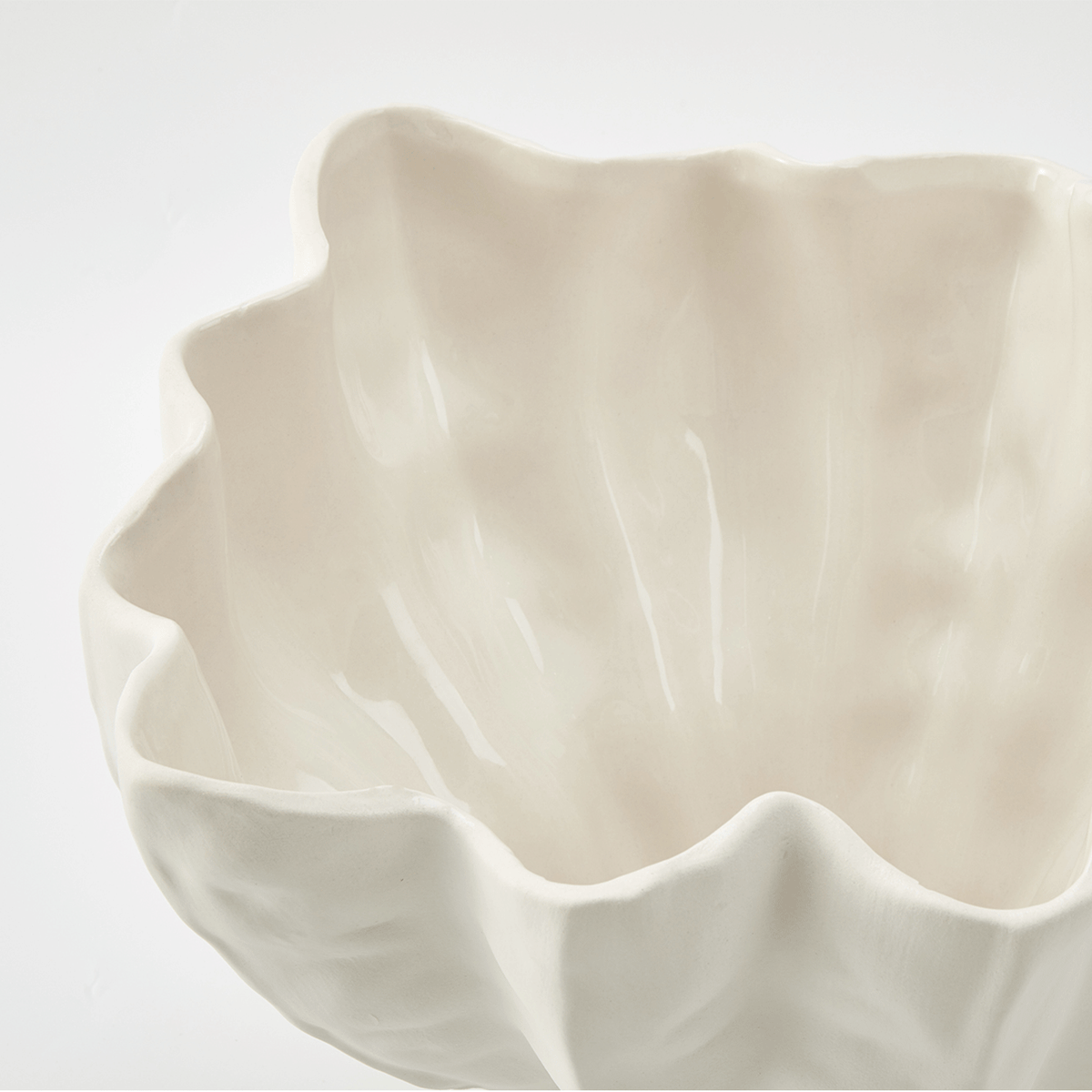 The Foundry Flute Bowl Ivory | Totem Road Online