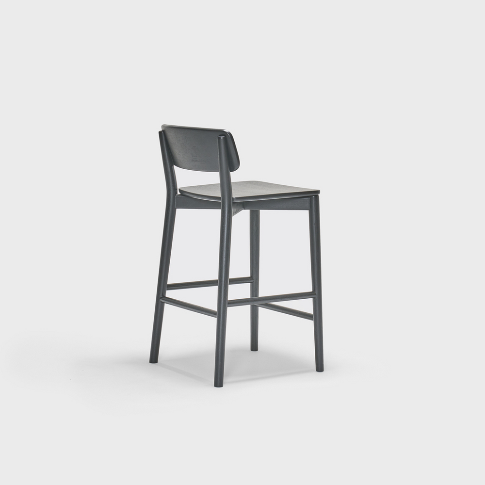 MIRA Counter Stool  - Black Oak