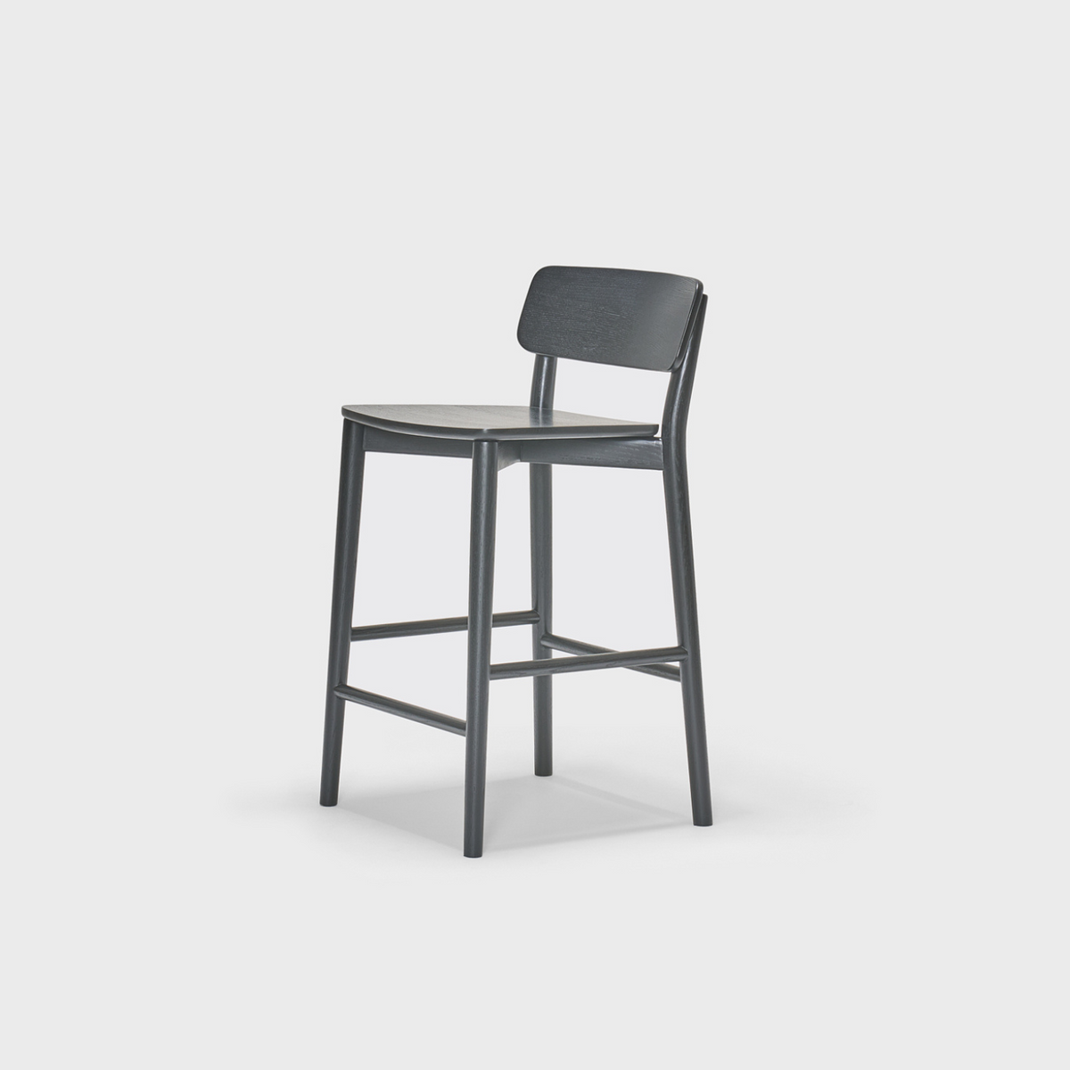 MIRA Counter Stool  - Black Oak