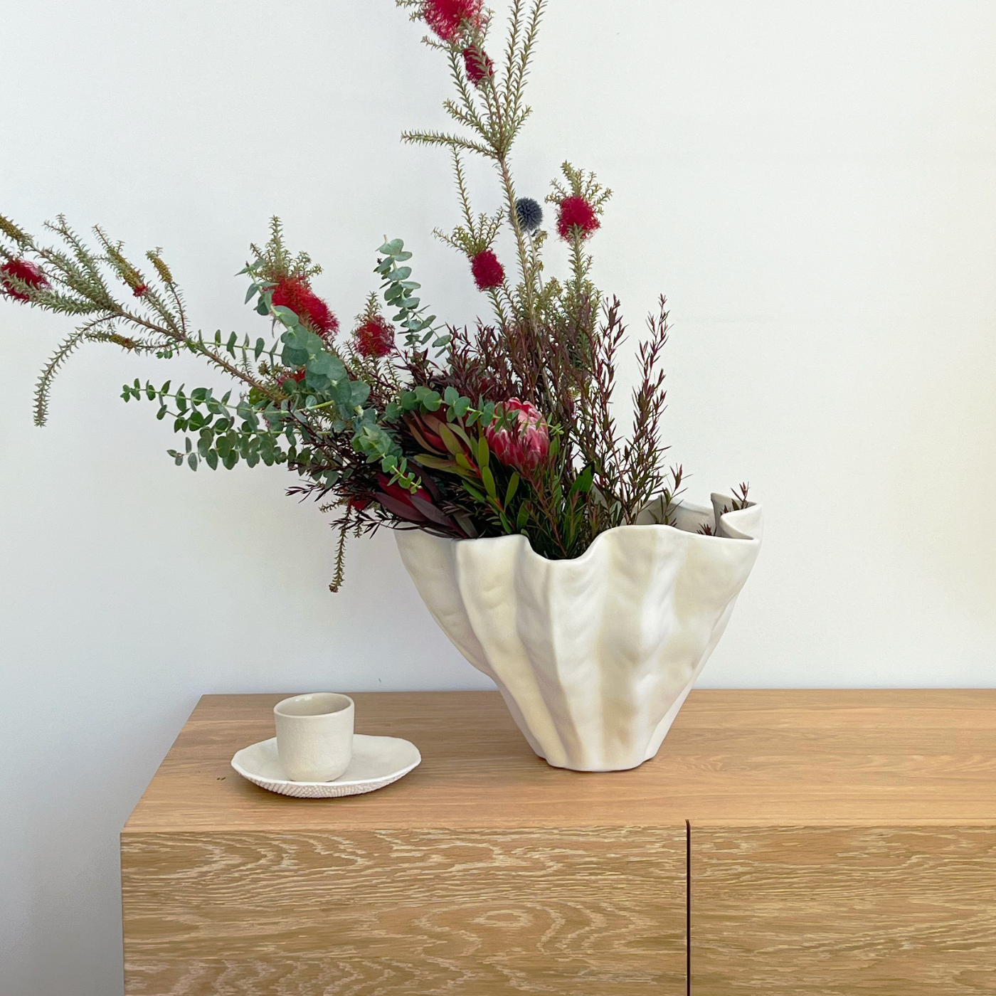 The Foundry Flute Bowl Ivory | Totem Road Online