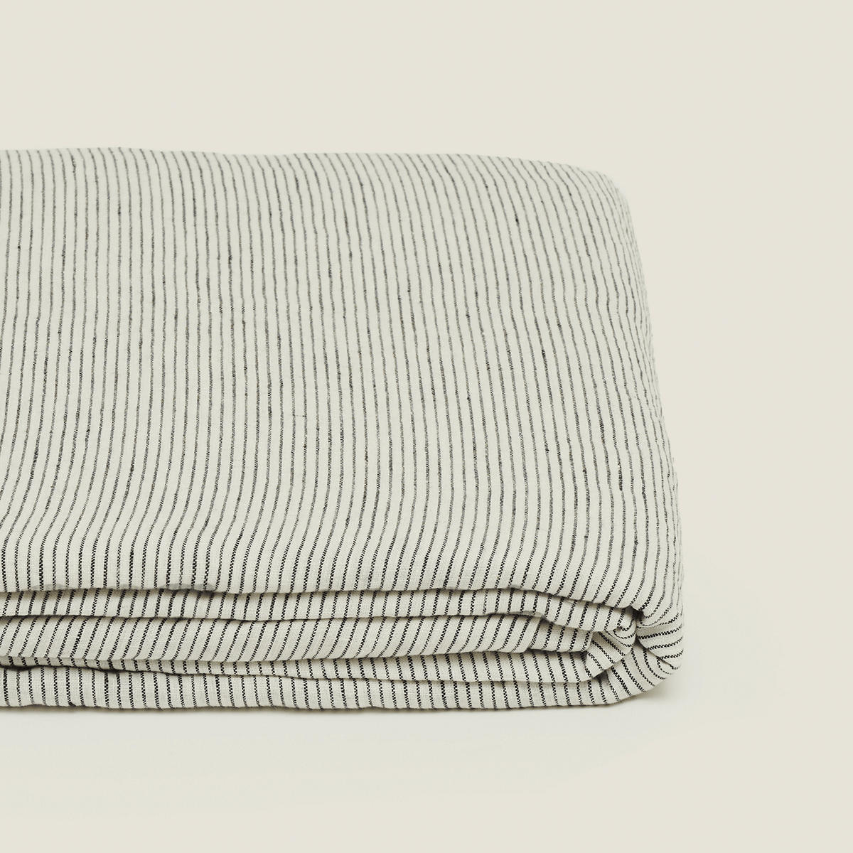 Pencil Stripes Flax Linen Flat Sheet