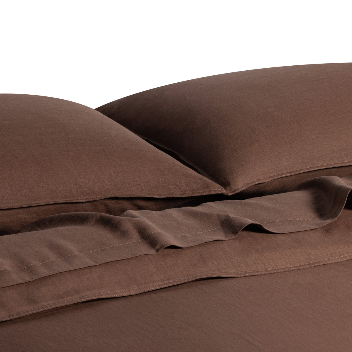 CLASSIC LINEN SHEET SET | ESPRESSO
