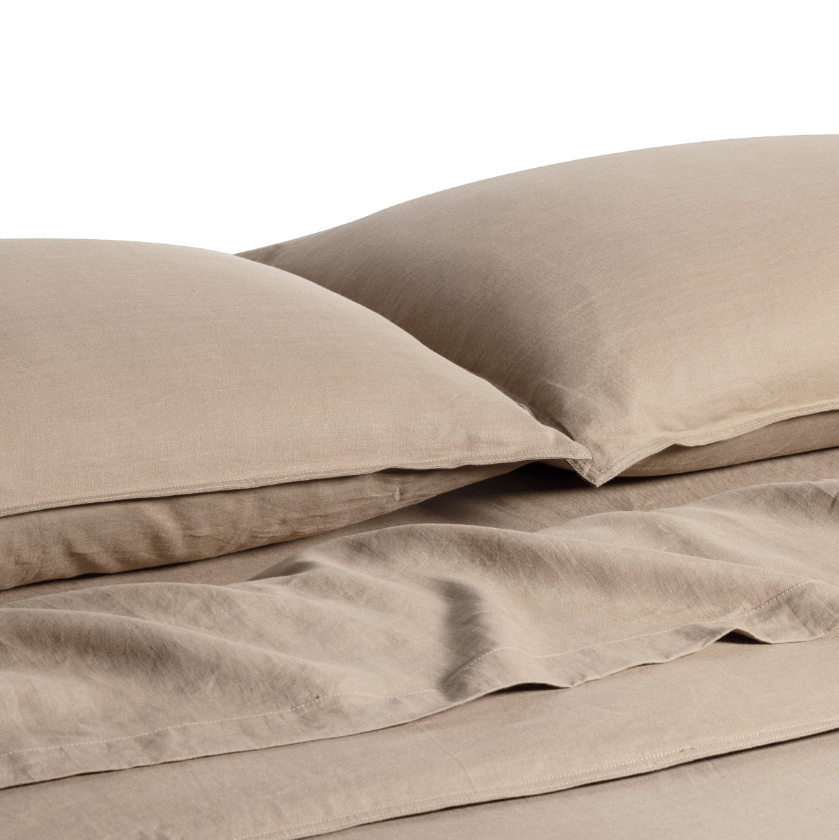 CLASSIC LINEN QUILT SET | TEAK