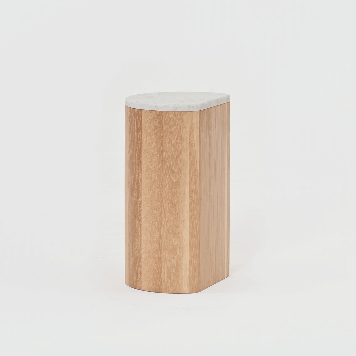JUNO Carrara Marble Side Table