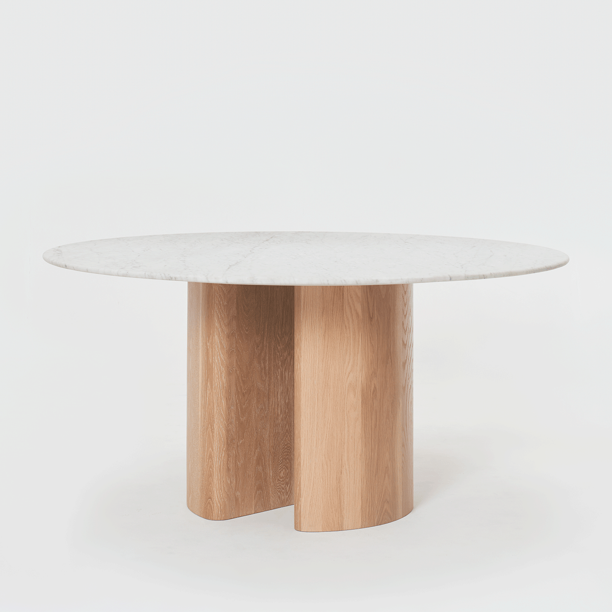 OSTARA Round Carrara Marble Dining Table