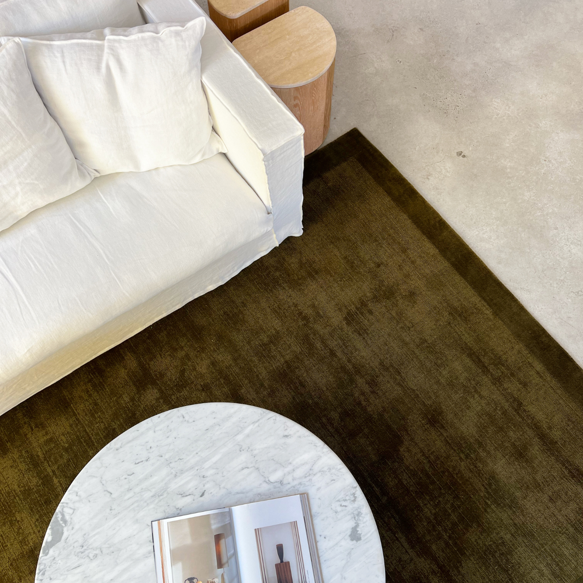 Tribe Home TAIT Rug - Olive