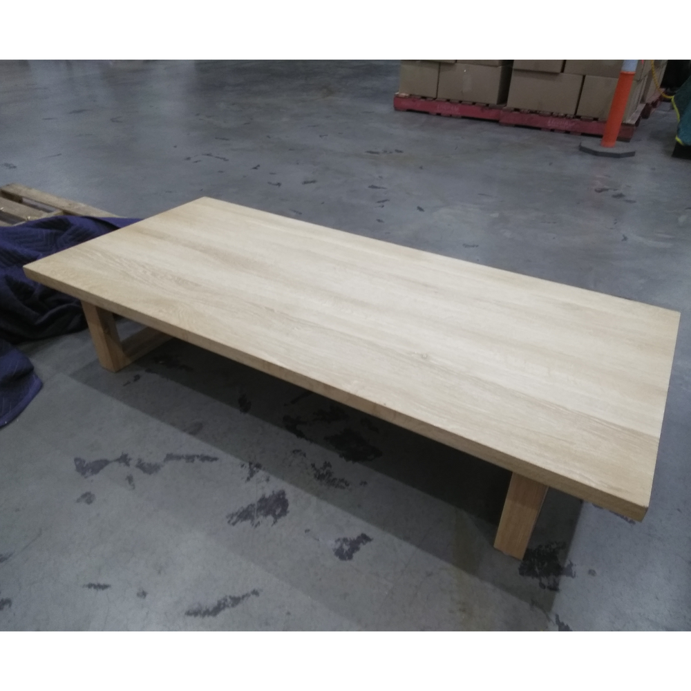 LUXA RECTANGLE COFFEE TABLE 1800MM - OUTLET
