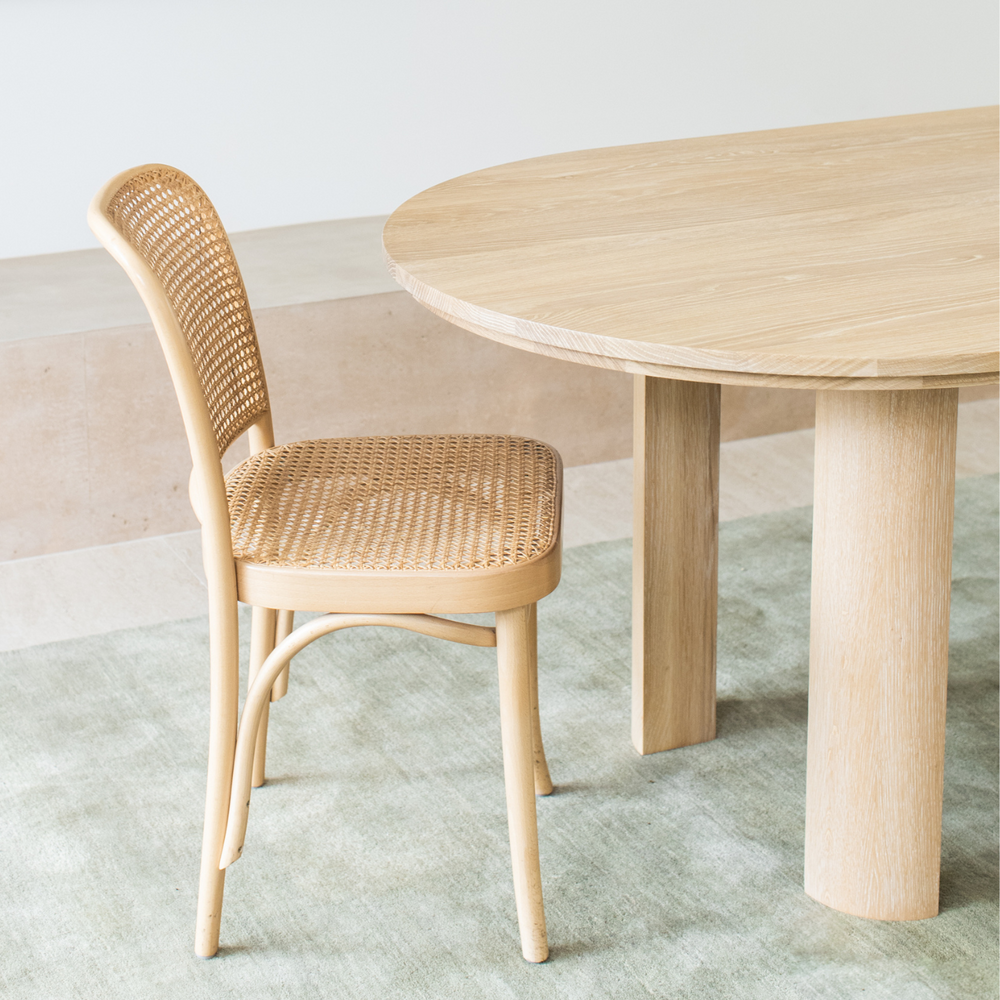 Coral Oval Dining Table