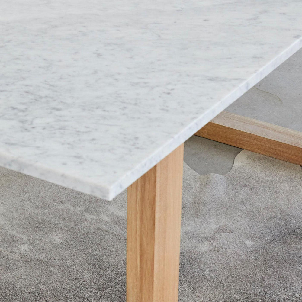 Kara Rectangle Marble Dining Table-Table-Totem Road