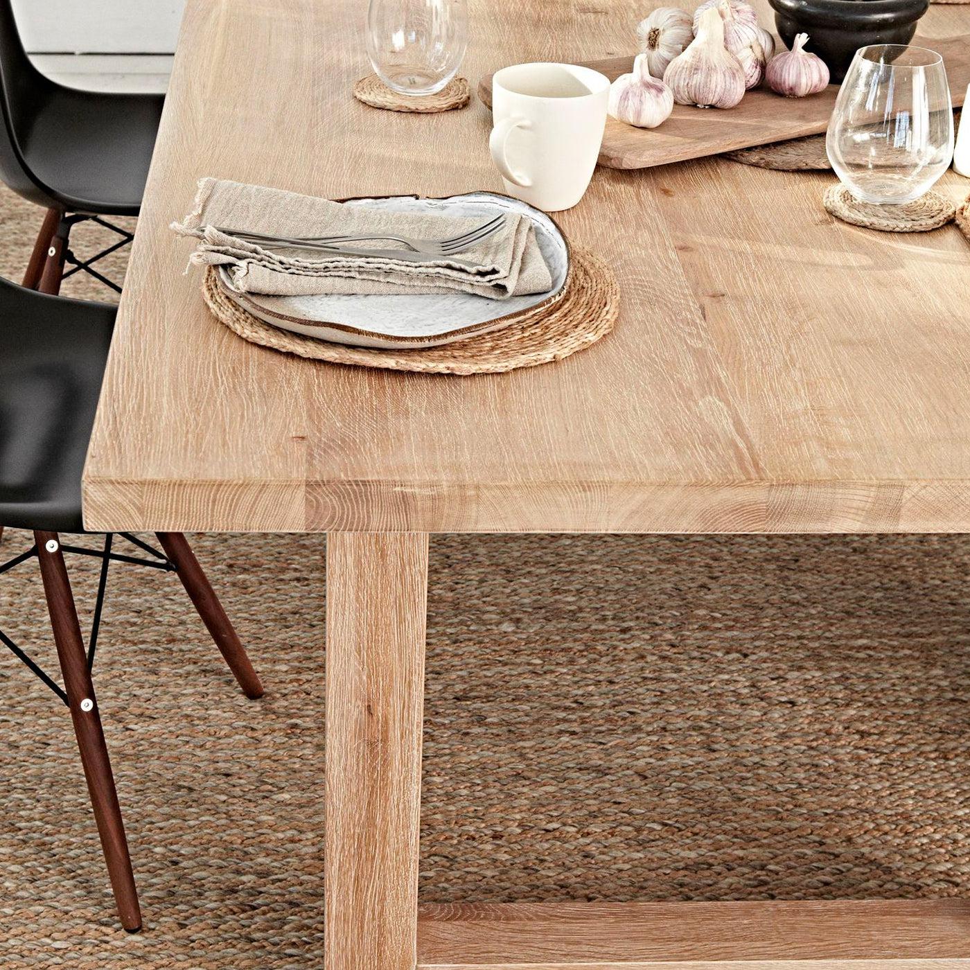 Freedom oak dining table deals