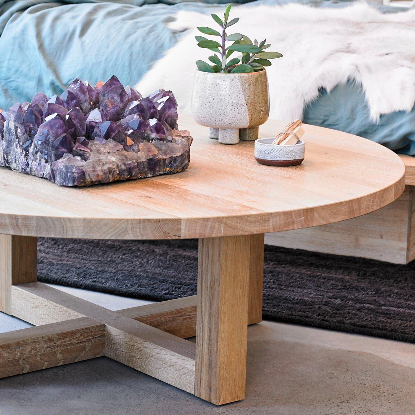 Luxa Round Coffee Table-Coffee Table-Totem Road