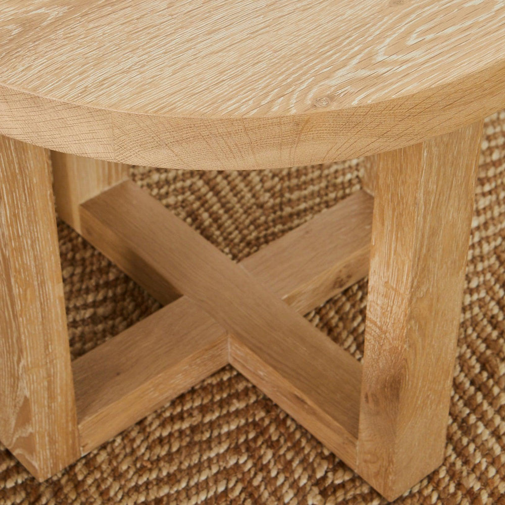 Luxa Round Side Table-Side Table-Totem Road