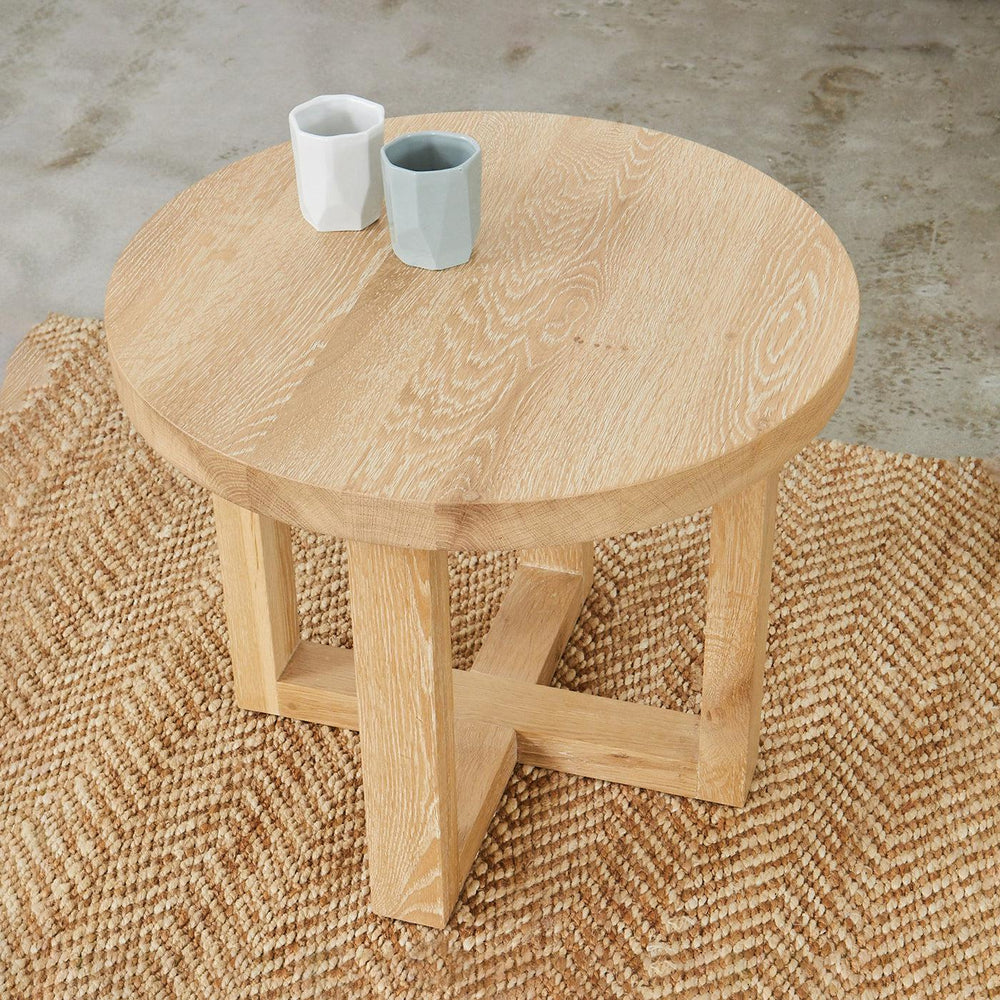 Luxa Round Side Table-Side Table-Totem Road